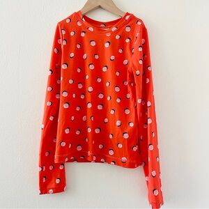 Hanna Andersson Red Polka Dot Kids Swim Rashguard